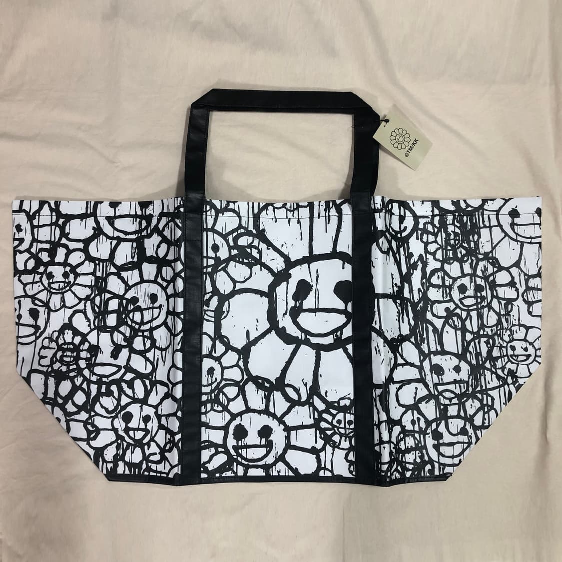 무라카미 타카시 매드사키 플라워 레저시트 토트백 상품이미지1