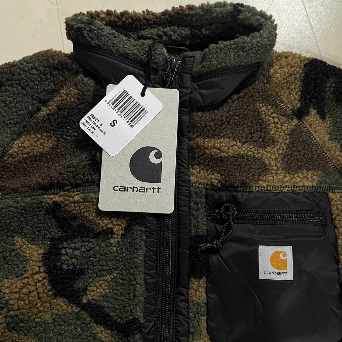 [새상품]칼하트WIP 프렌티스 라이더 후리스 자켓 카모 상품이미지2