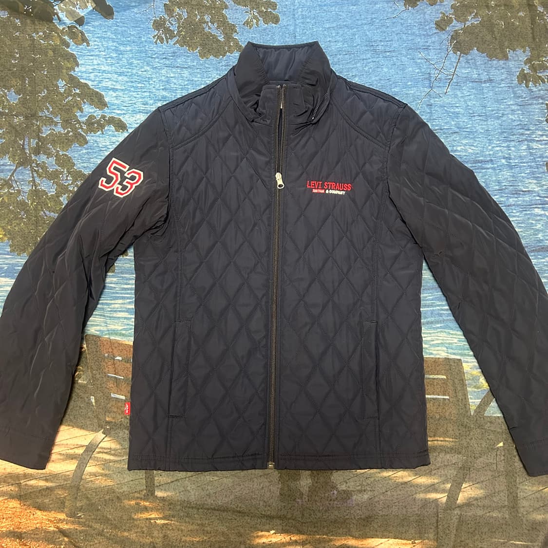 Levi‘s Quilted Zip Padding Jacket 상품이미지1