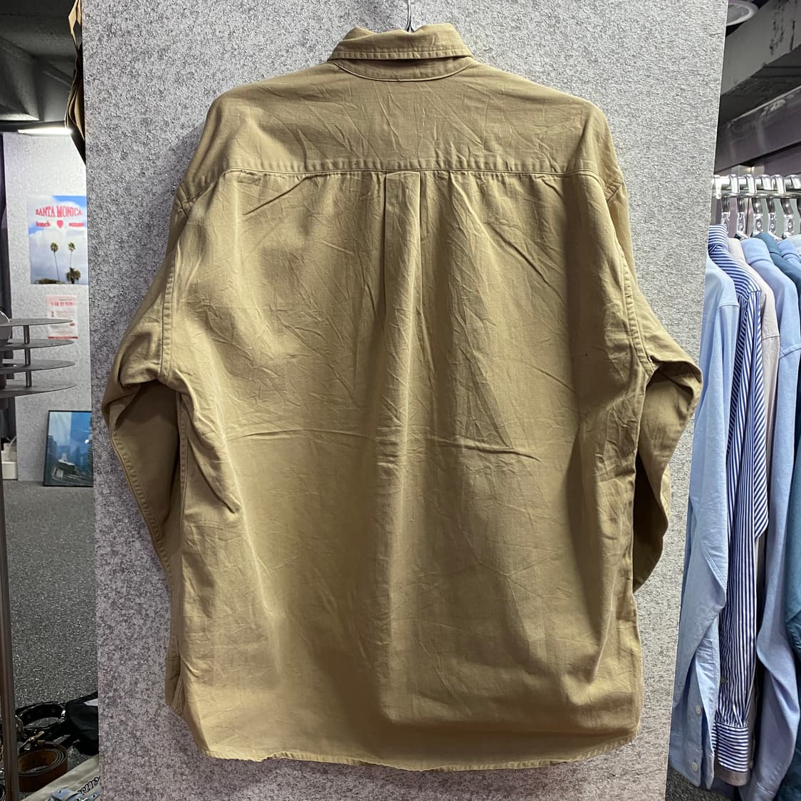 폴로 랄프로렌 베이지 옥스퍼드 셔츠 B3623 상품이미지5