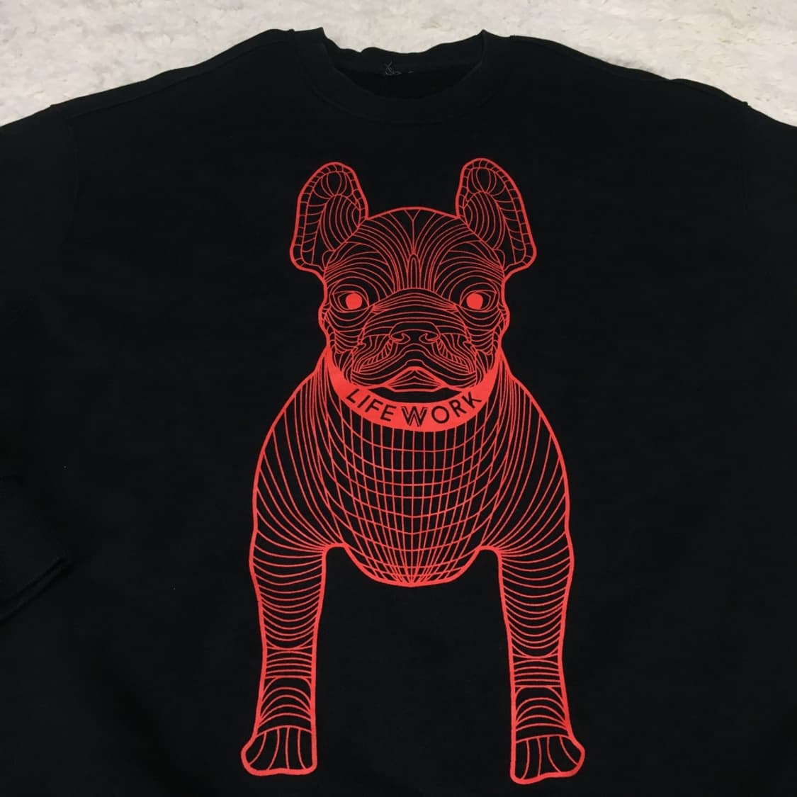 라이프 워크 빅로고 맨투맨 DD14 상품이미지2