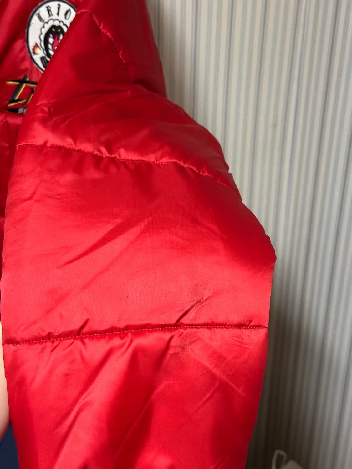 샌드파이퍼 빈티지 레이싱 자켓 패딩 상품이미지4