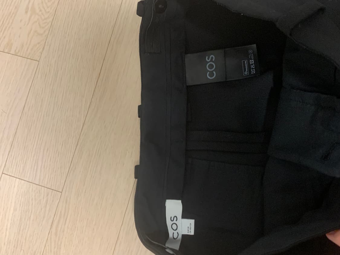 COS 코스 와이드 레그 테일러드 울 블렌드 트라우저 38 상품이미지3