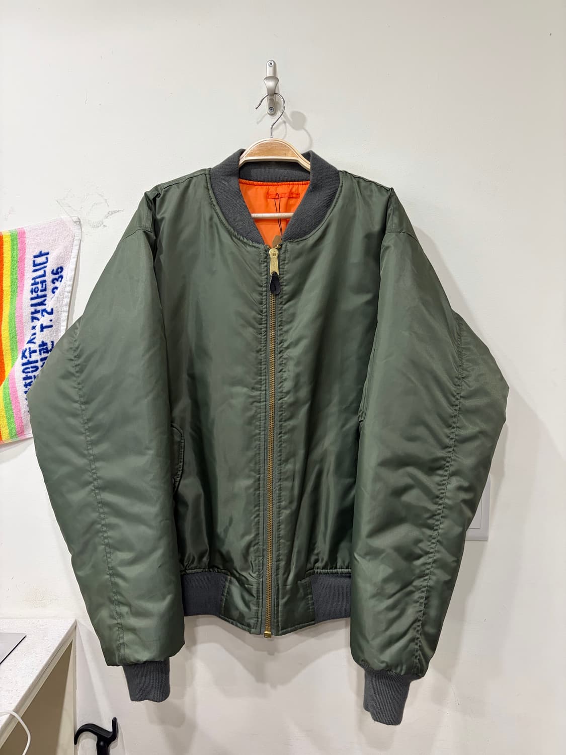 206. 로스코 ma-1 자켓 올리브 카키 상품이미지1