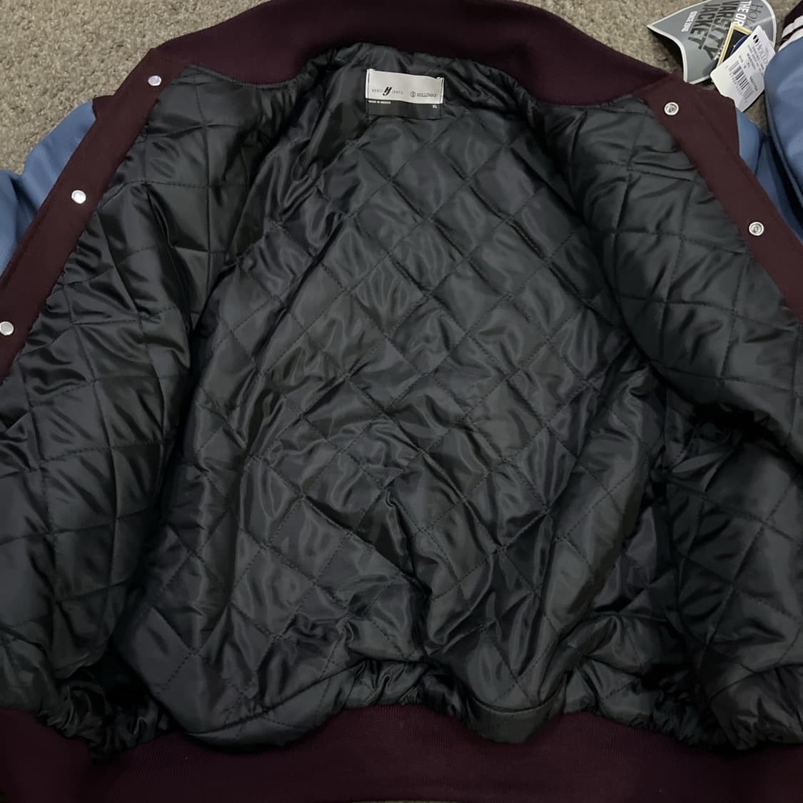 할로웨이 울 레더 바시티 자켓 상품이미지4