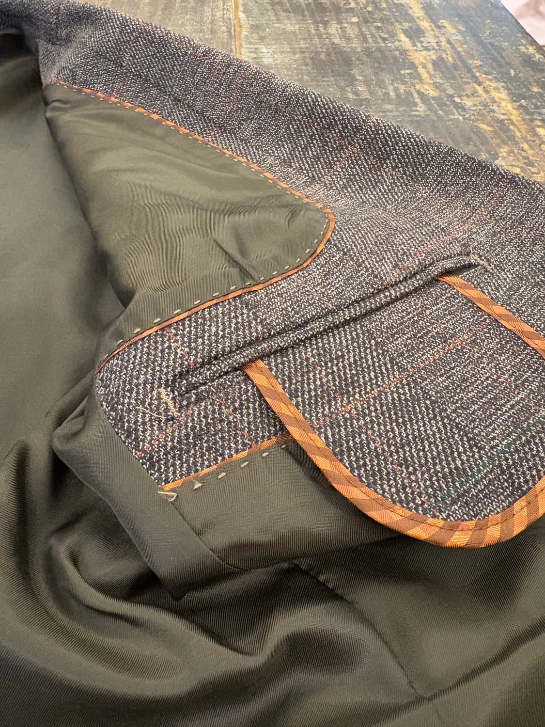 울혼방 블레이저 상품이미지5