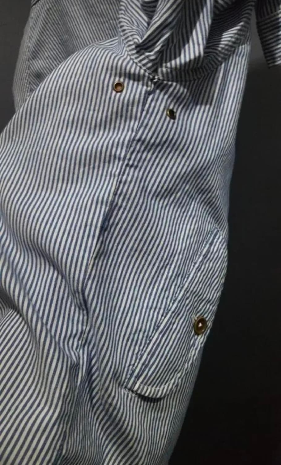 프레드페리 스트라이프 코튼자켓 M 상품이미지4