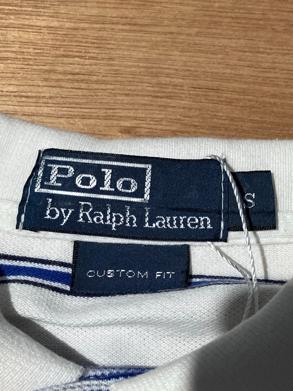 Polo Ralph Lauren 스트라이프 카라 반팔 티셔츠 S 상품이미지4