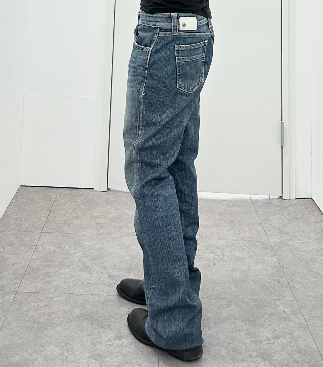 Brappers denim flare cut washing jeans 상품이미지5