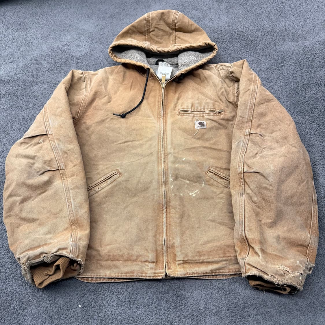 [ 정품/L ] 칼하트 J141 BRN 덕액티브 후드 자켓 상품이미지2