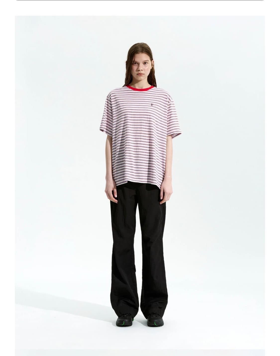 로우클래식 스트라이프 베이직 티셔츠 상품이미지1