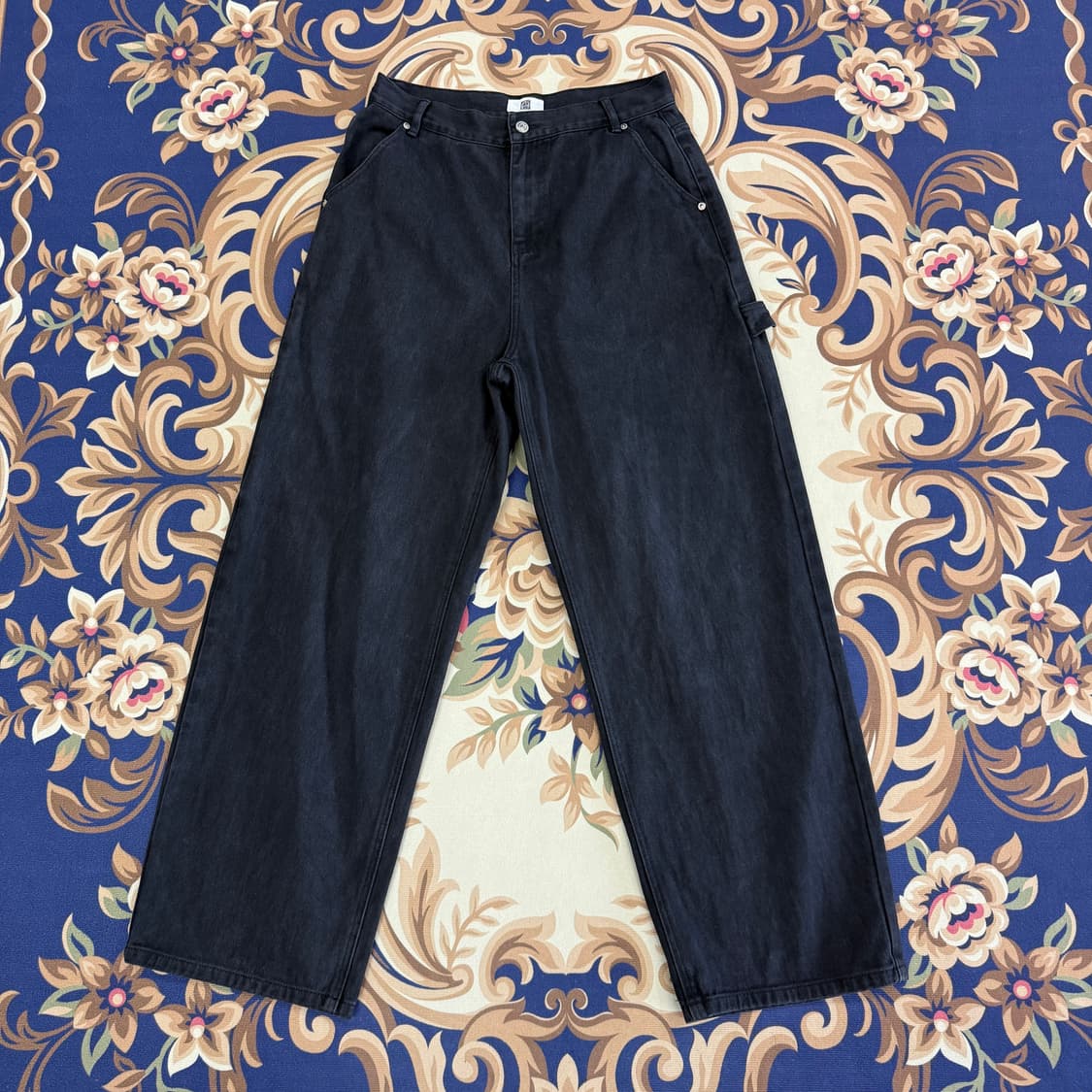 (우먼즈 L)바이너리원 BONARY01 코튼 카펜터 팬츠 상품이미지3