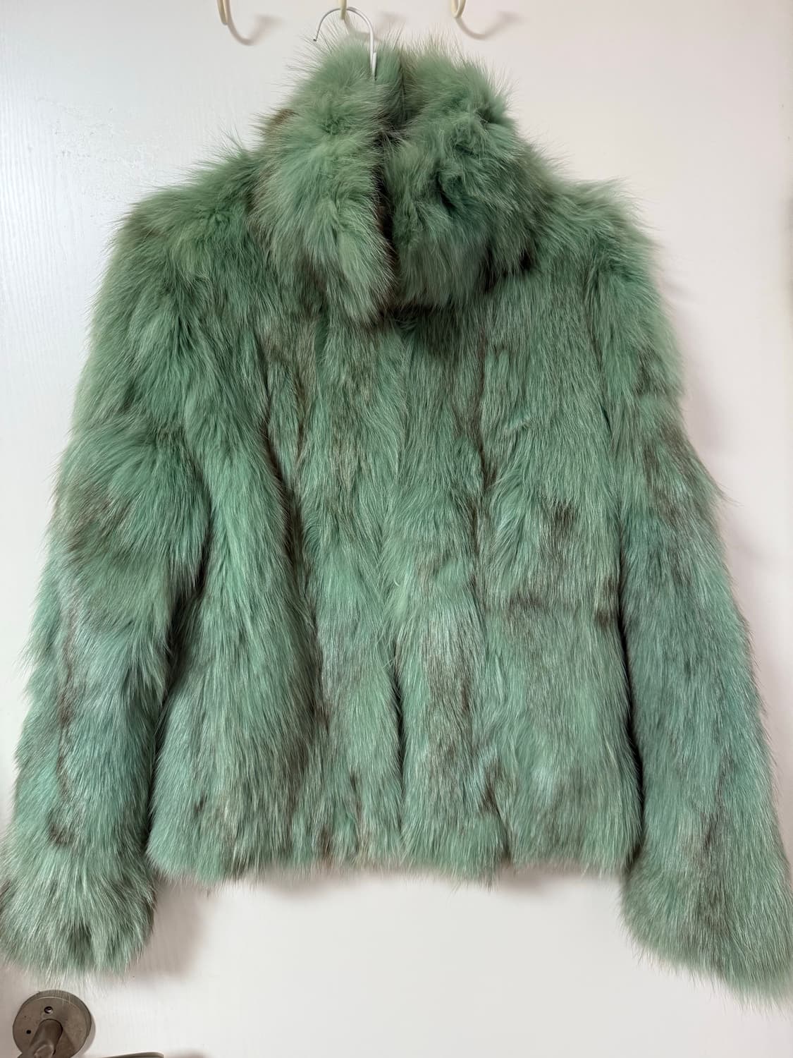 희귀 빈티지 민트 믹스 리얼 폭스 퍼자켓 상품이미지1