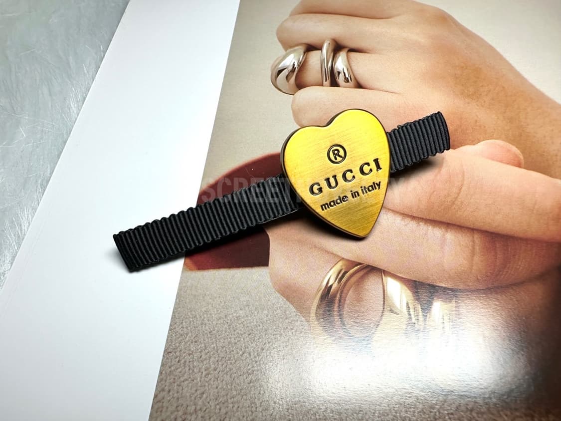 구찌 빈티지 헤어핀 골드 상품이미지1