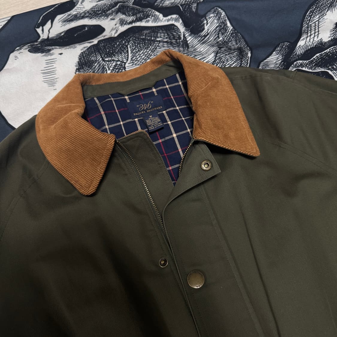 브룩스브라더스 바버자켓 M사이즈  상품이미지2