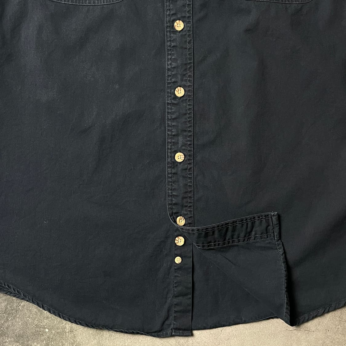 CARHARTT 00s 칼하트 네이비 코튼 워크 셔츠 A00920 상품이미지4