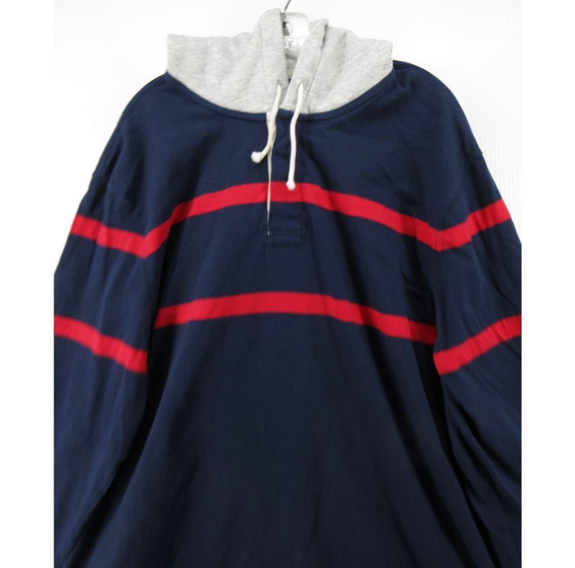 J.Crew 럭비 스트라이프 후드 스웨트셔츠 XL 상품이미지2