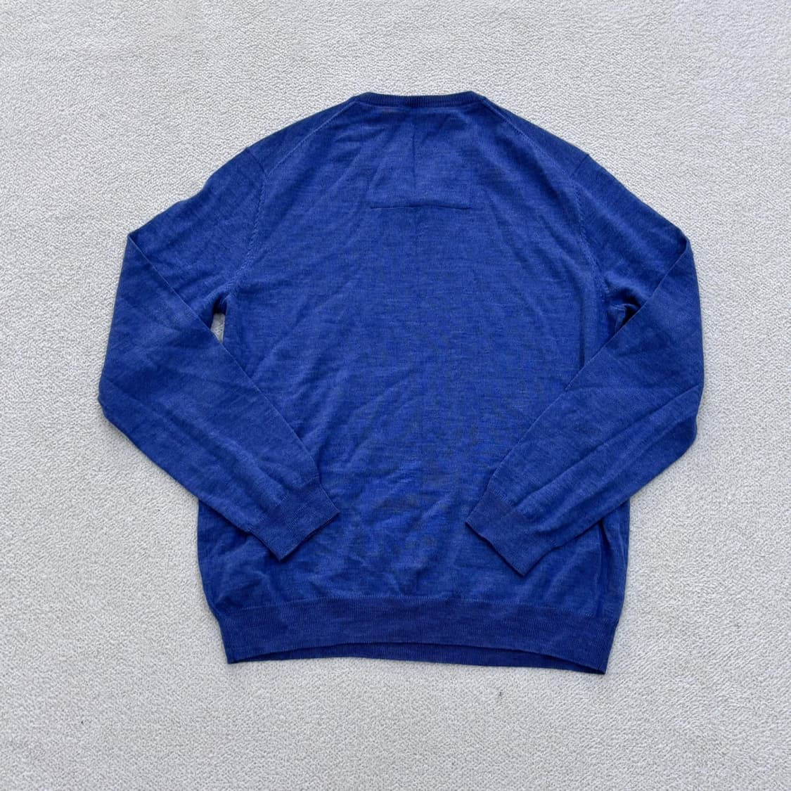 L 캘빈클라인 블루 브이넥 니트 스웨터 0408E1 상품이미지2