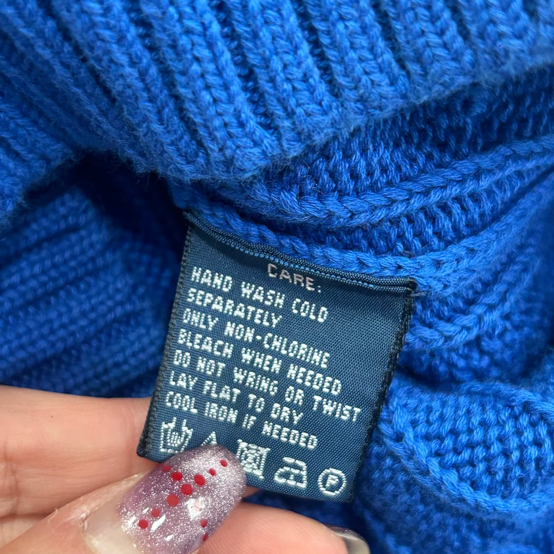 Polo 폴로 민트포니 블루 브이넥 니트  상품이미지6