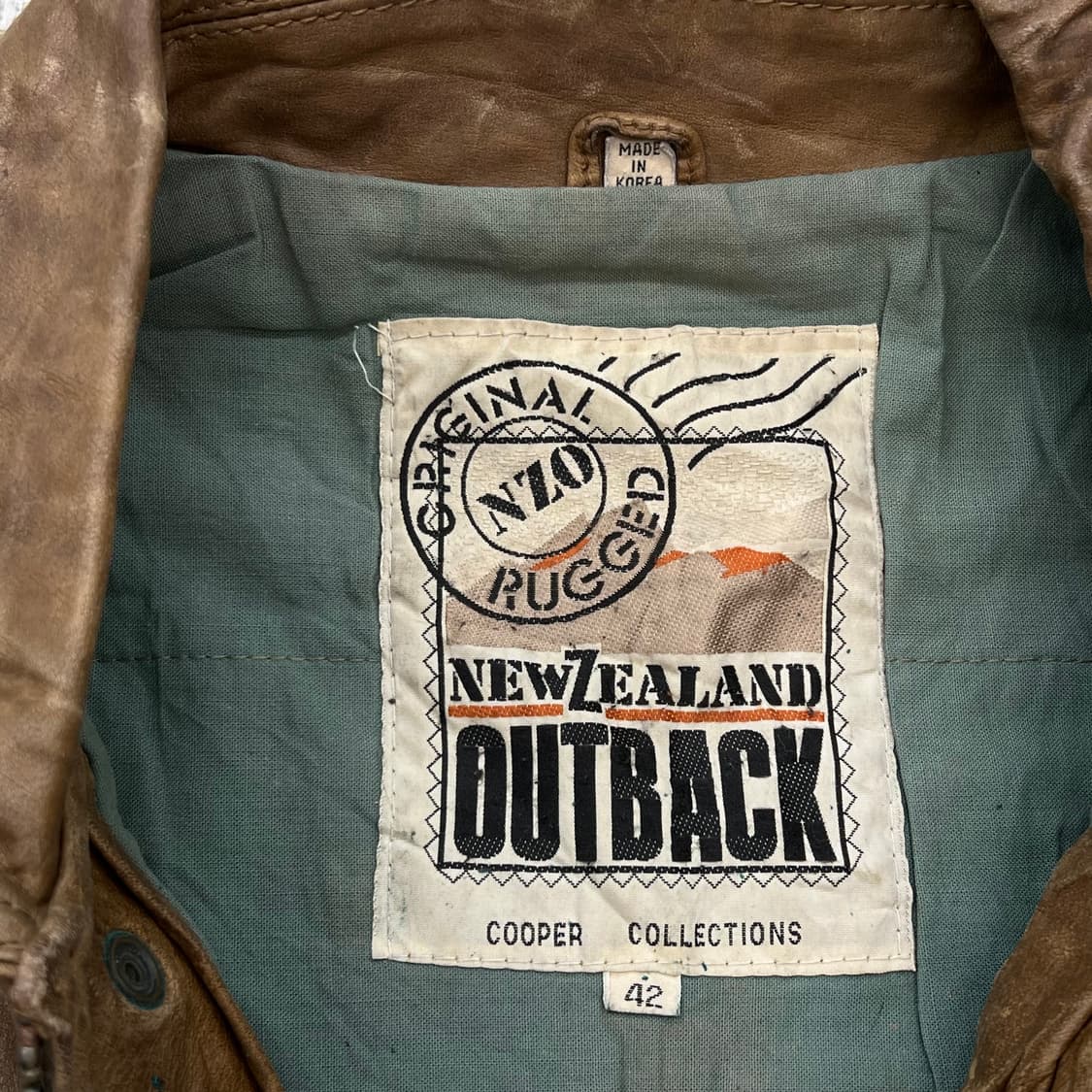 뉴질랜드아웃백 쿠퍼 컬렉션 리얼 레더자켓 r2878 상품이미지5