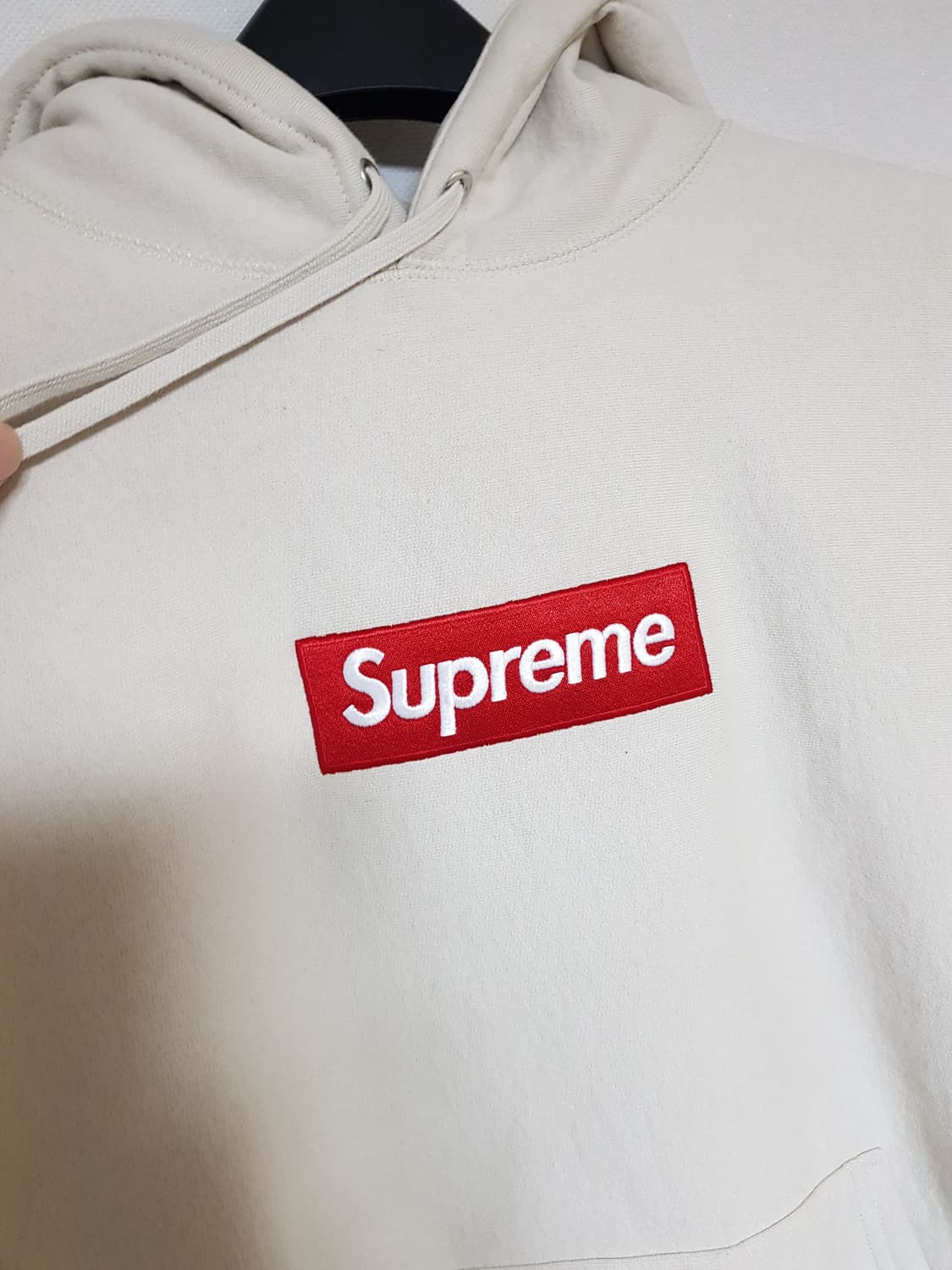 슈프림 박스로고 후드 티셔츠 스톤 24FW 상품이미지5