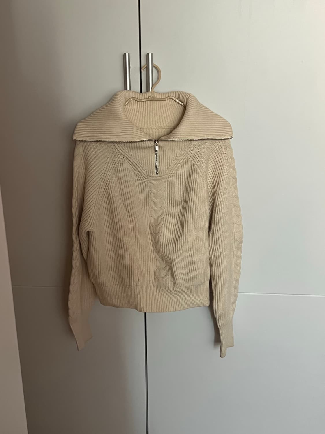 half zip knit  (착용컷) 상품이미지1