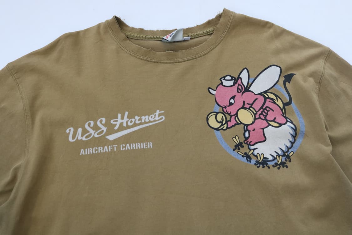 테드컴퍼니 빈티지 밀리터리 USS 호넷 그래픽 롱슬리브 티셔츠 (44) 상품이미지7