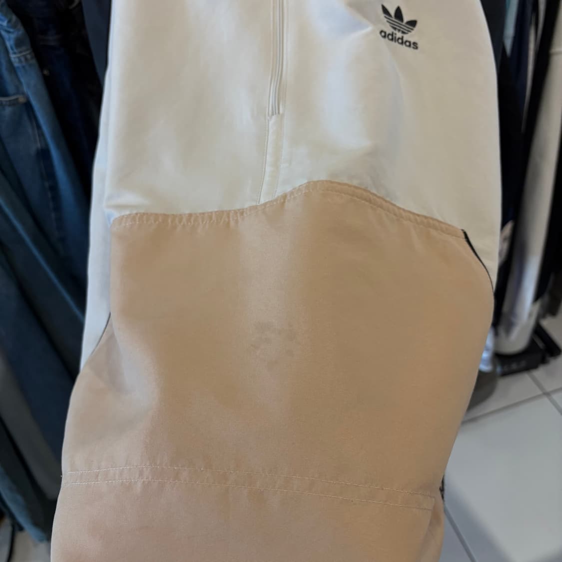 아디다스 우븐 아노락 반집업 웜업 상품이미지10