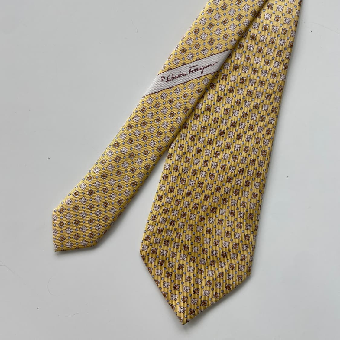 최상급 페레가모(Ferragamo) 코끼리 명품 정품 넥타이 상품이미지3