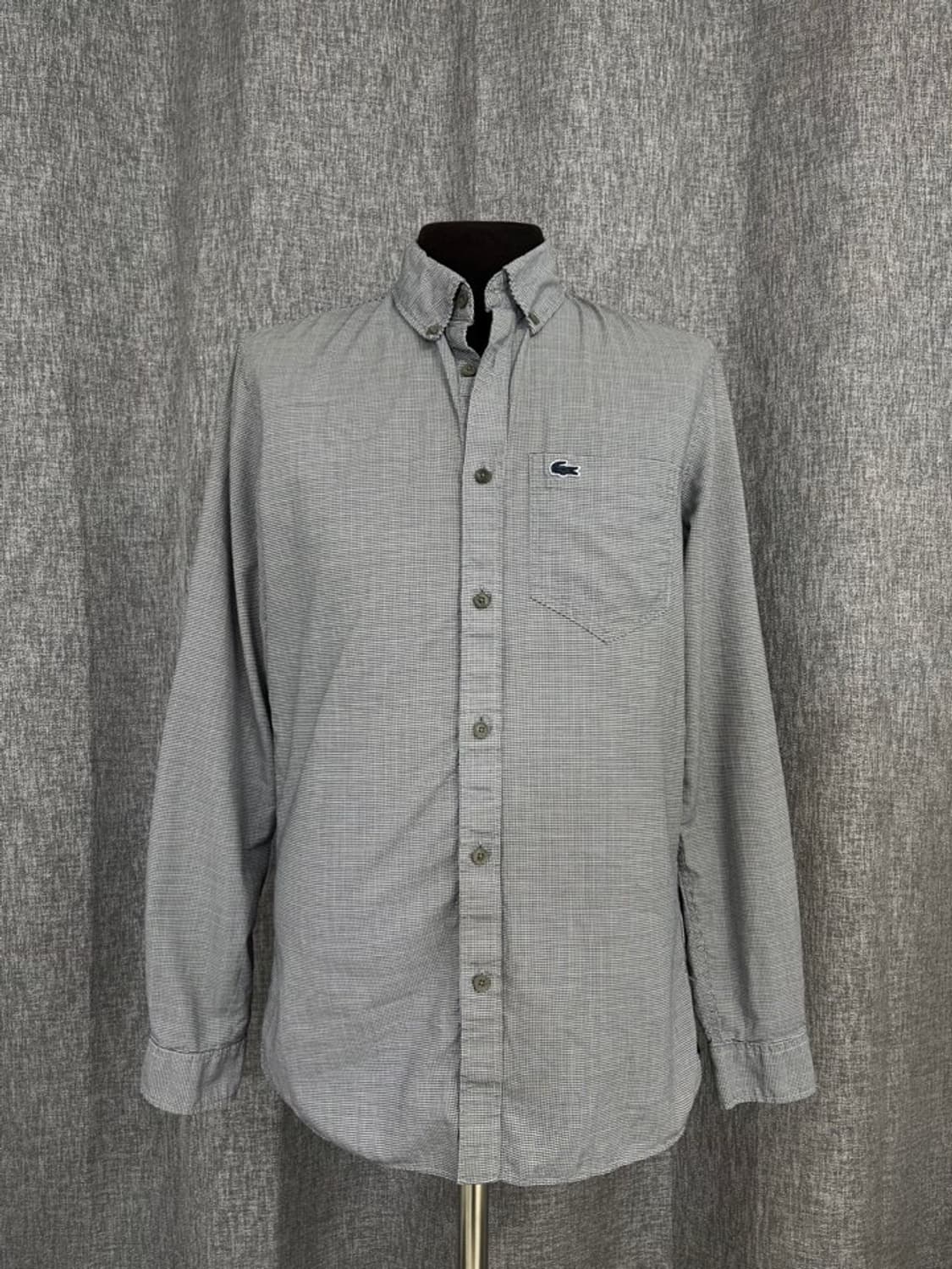 라코스테 체크 셔츠/#3475 상품이미지1
