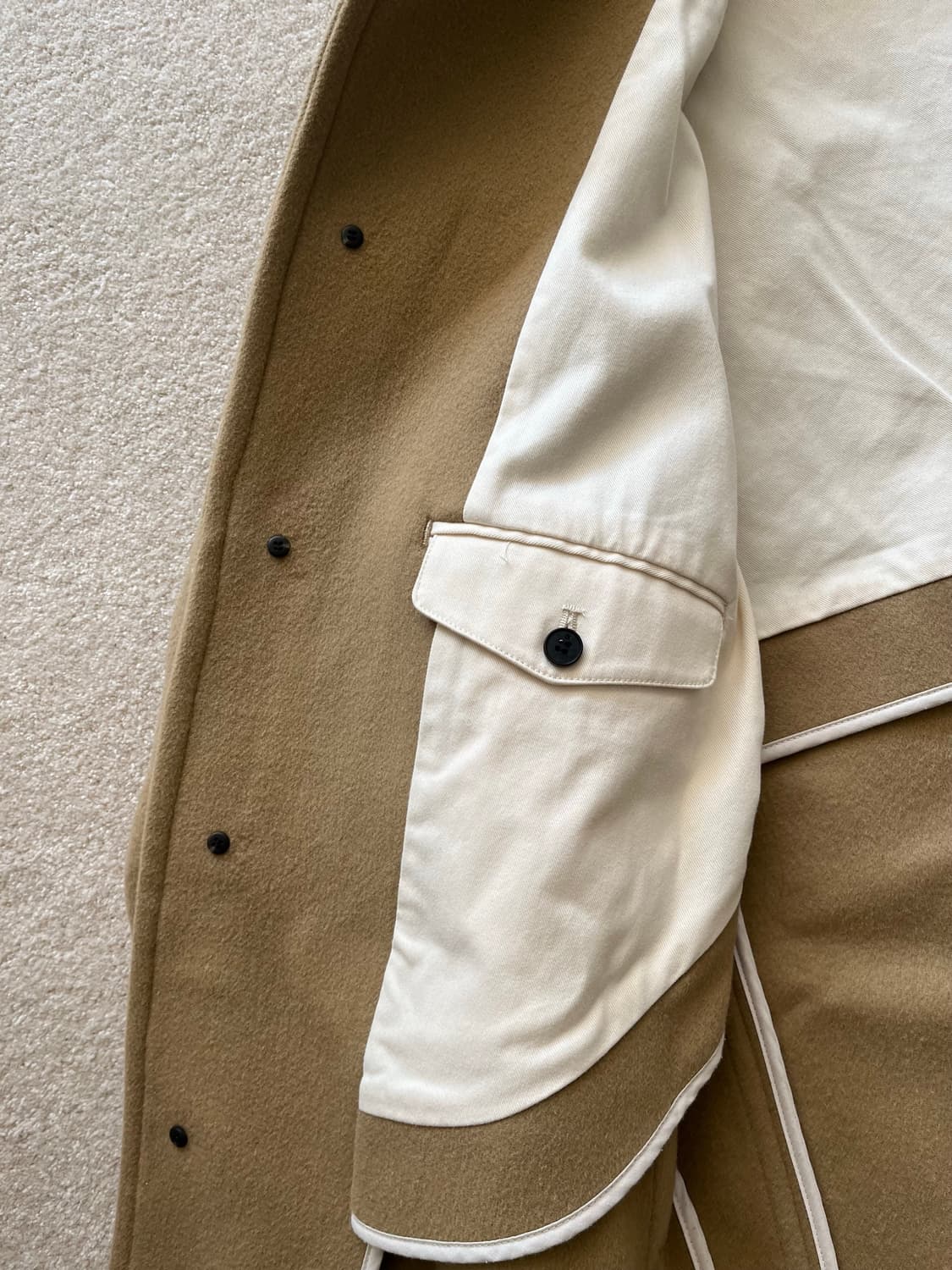 라이즈앤빌로우 캐시미어 울 발마칸 코트(103-105) 상품이미지8