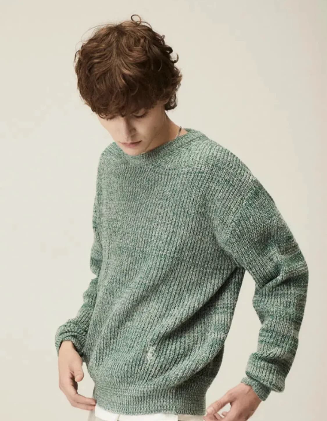 새상품) 유튜버 빛날영 iter 잇터 니트 포레스트 그린 상품이미지8