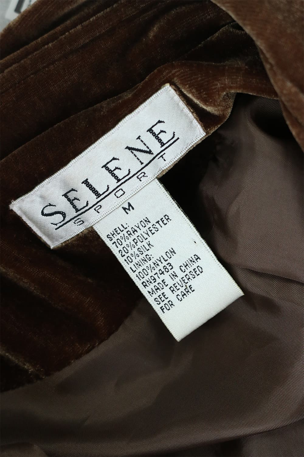 빈티지 브라운 벨벳 블레이저 자켓 상품이미지9