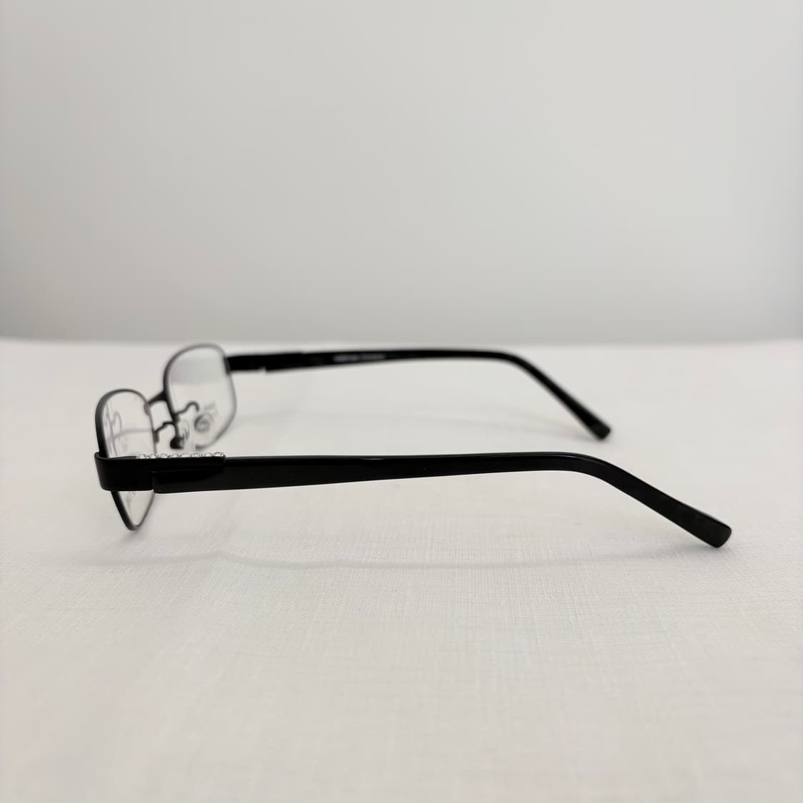 VENETIAN 큐빅 블랙 사각 빈티지메탈테  상품이미지5