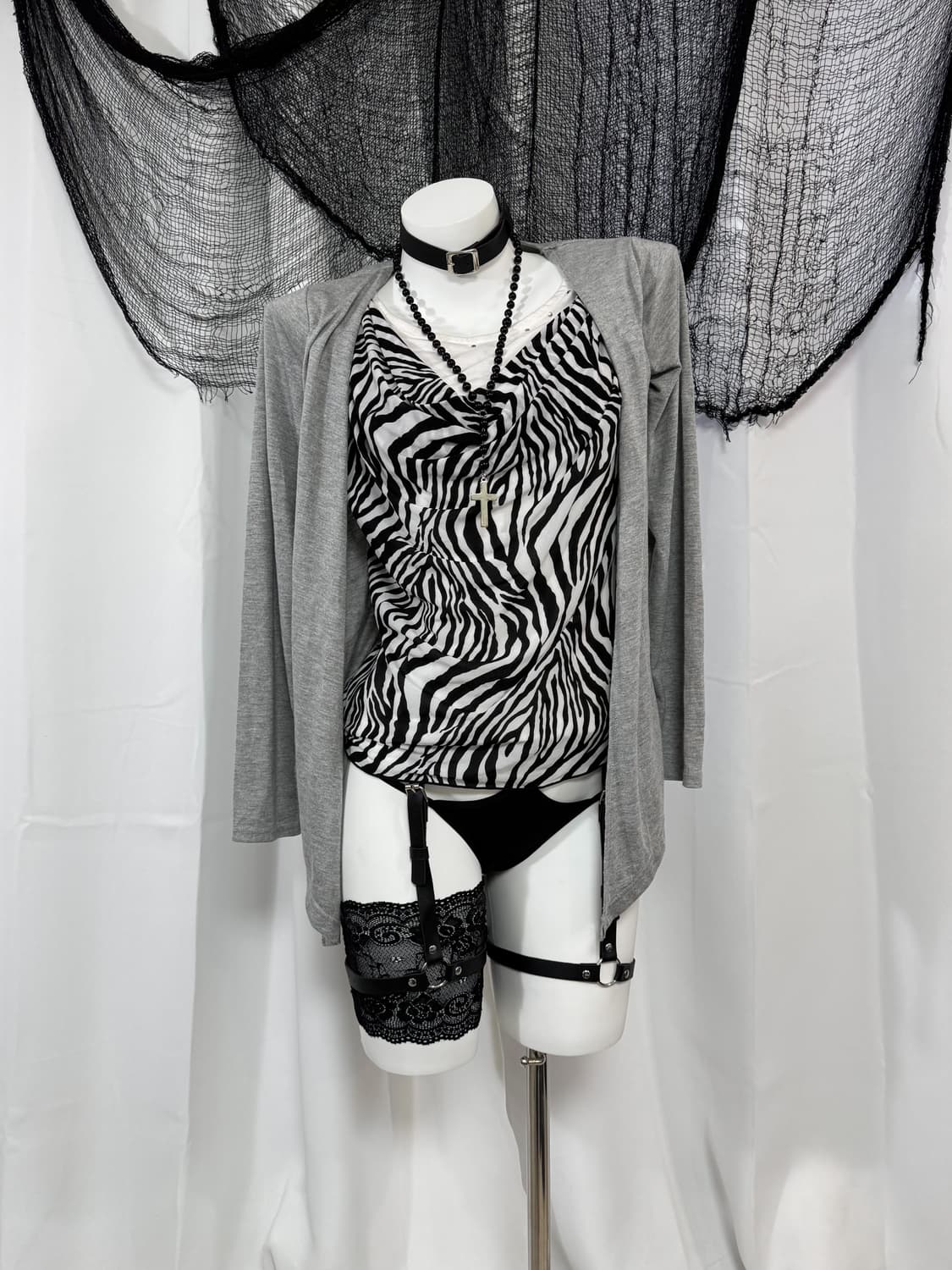 zebra detail t-shirt 상품이미지1