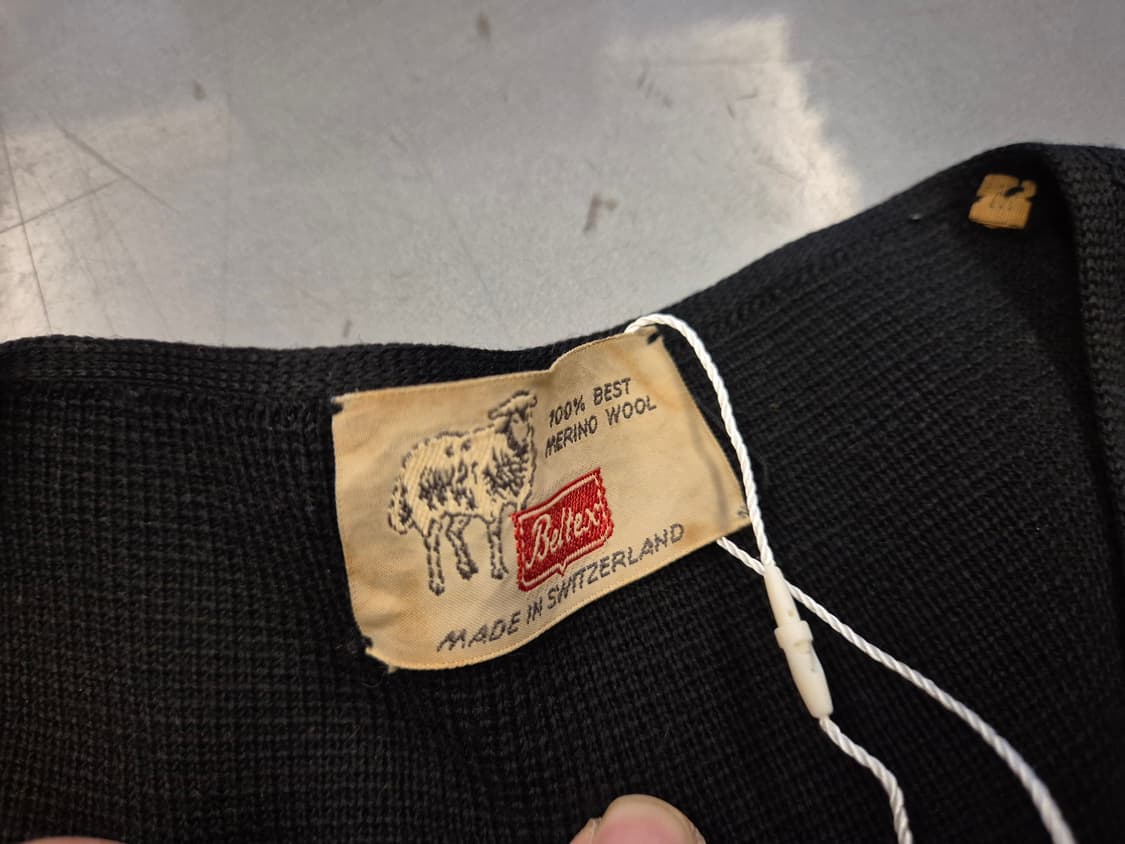 8~90s Beltex 양가죽 메리노 울 니트 상품이미지5
