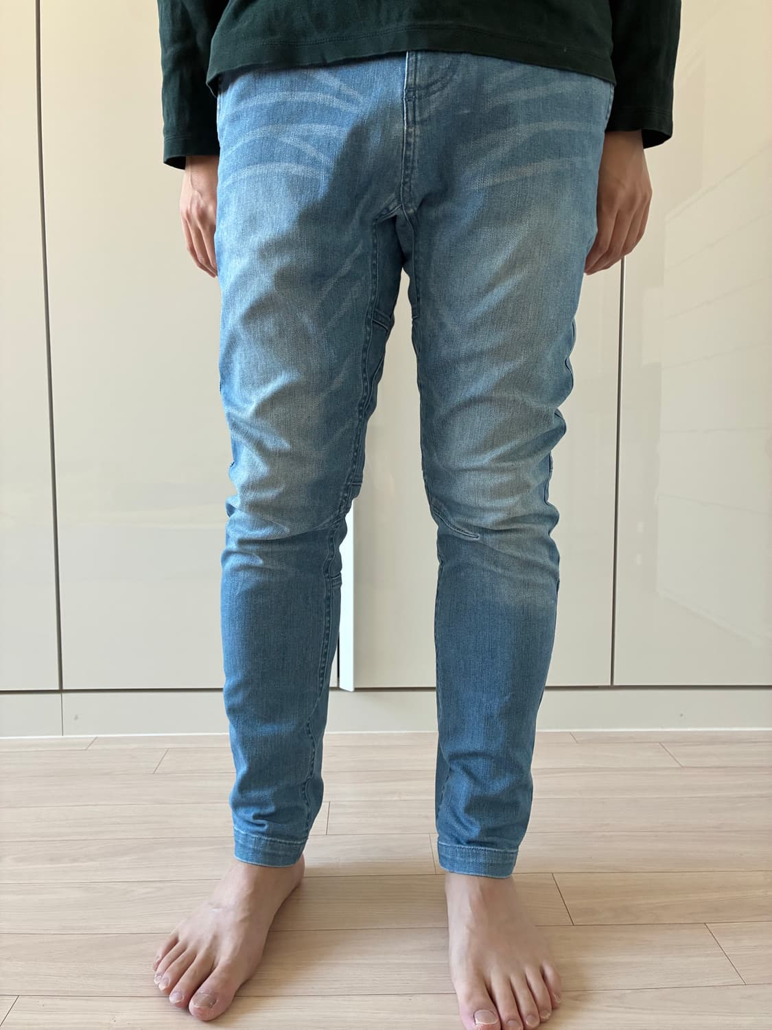 Gramicci × Niko and… 콜라보 데님 테이퍼드 팬츠 M 상품이미지10