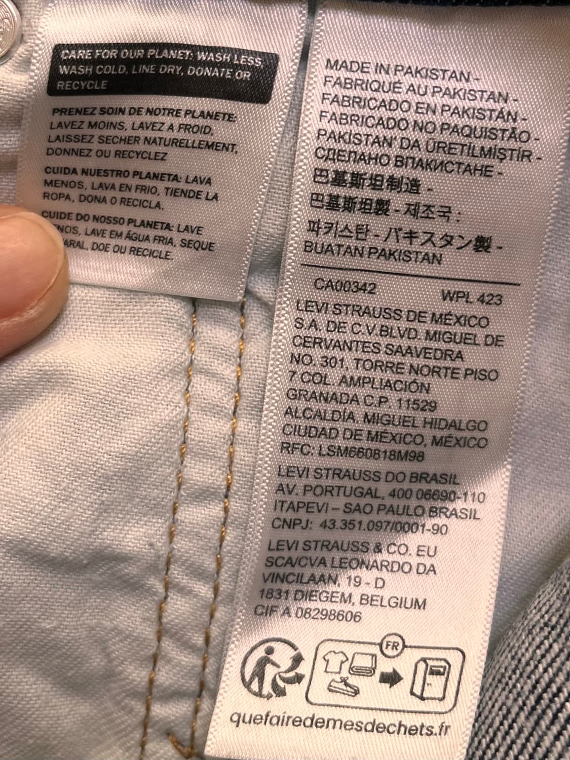 리바이스 505 데님팬츠 W30 L32 상품이미지5