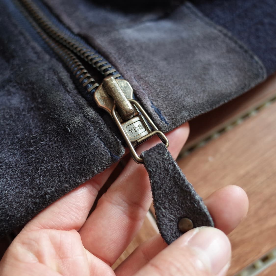 90’s Next Stage cow-hide suede bomber 상품이미지7