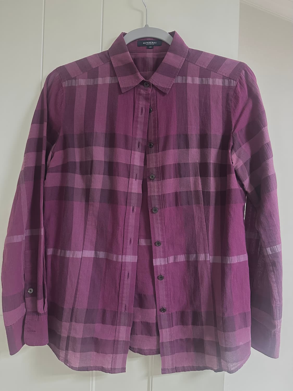 버버리 체크 셔츠 상품이미지1