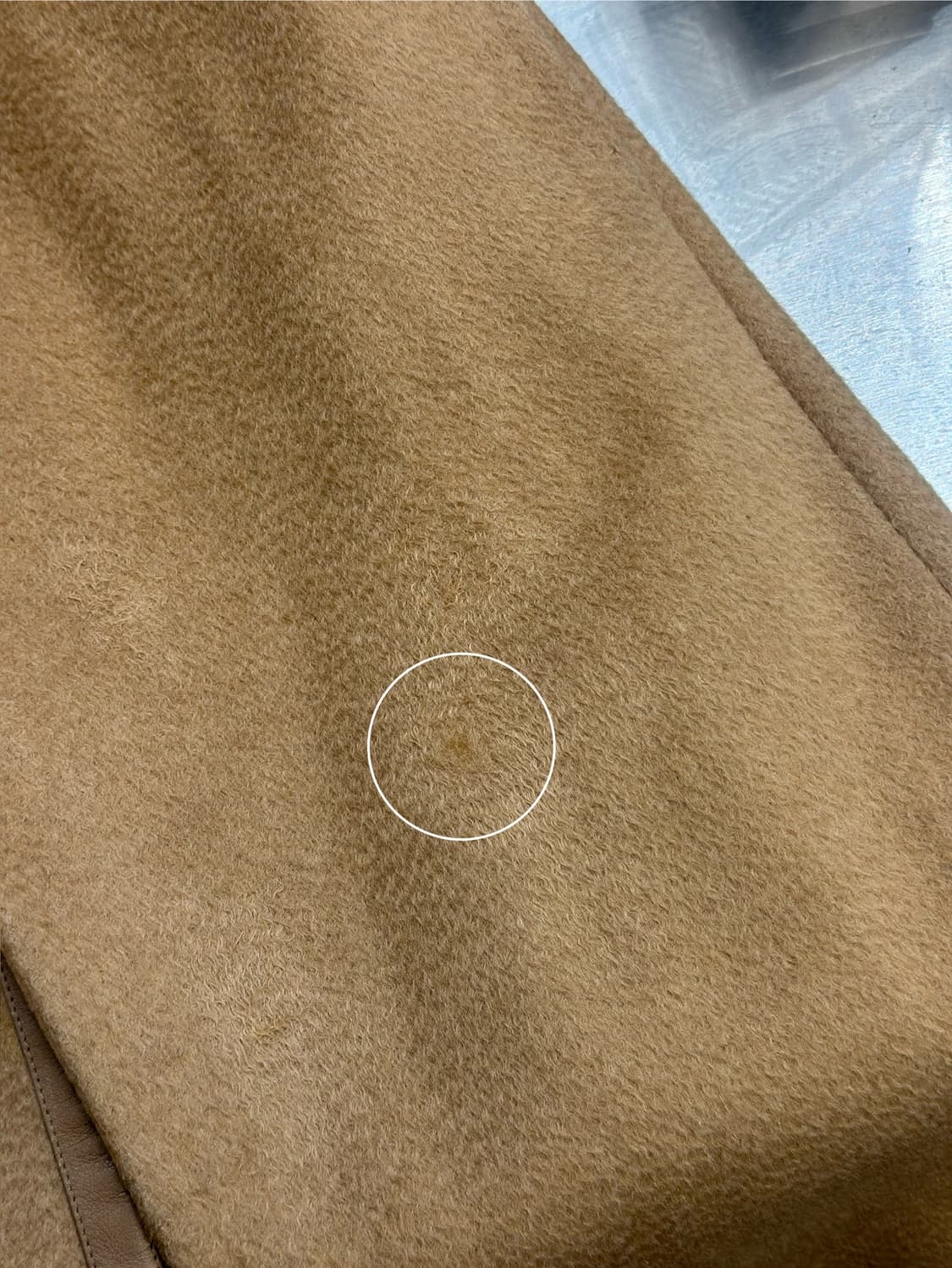 막스마라 카멜 헤어 히든버튼 하이넥 코트  상품이미지10