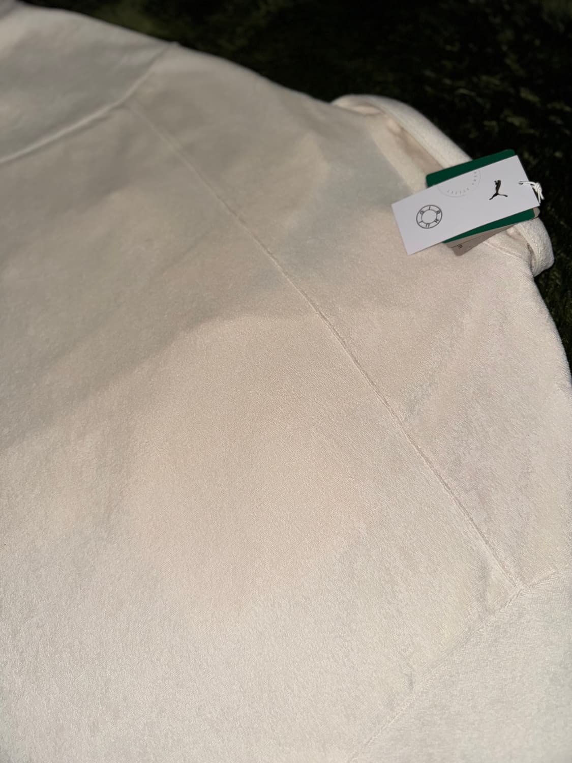 [S,M,L] 푸마 X 루드 루이지 테리 릴렉스 핏 하프 셔츠 화이트 상품이미지9