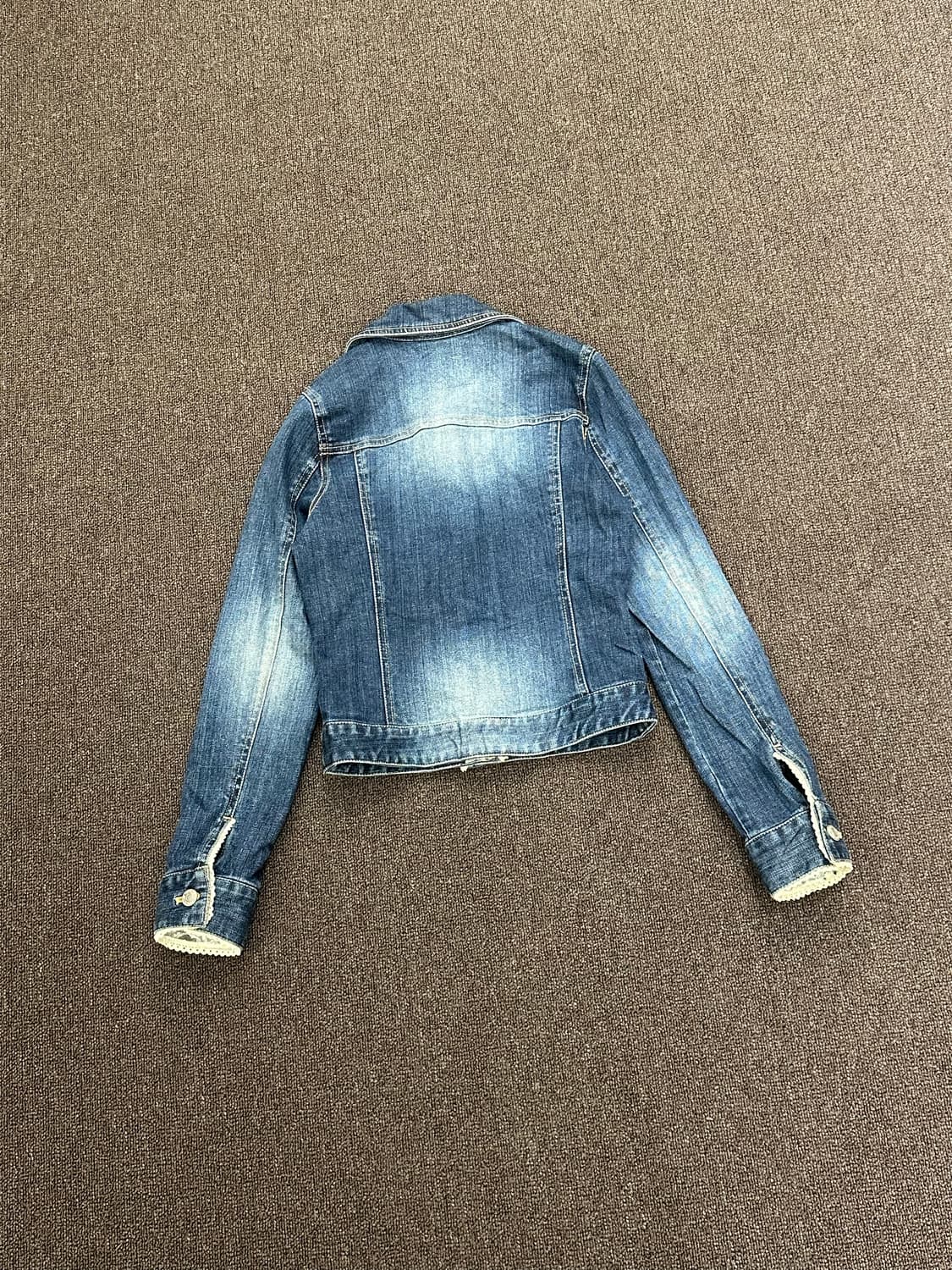 M)CECIL McBEE 빈티지 여성 레이스 디테일 데님자켓 상품이미지6