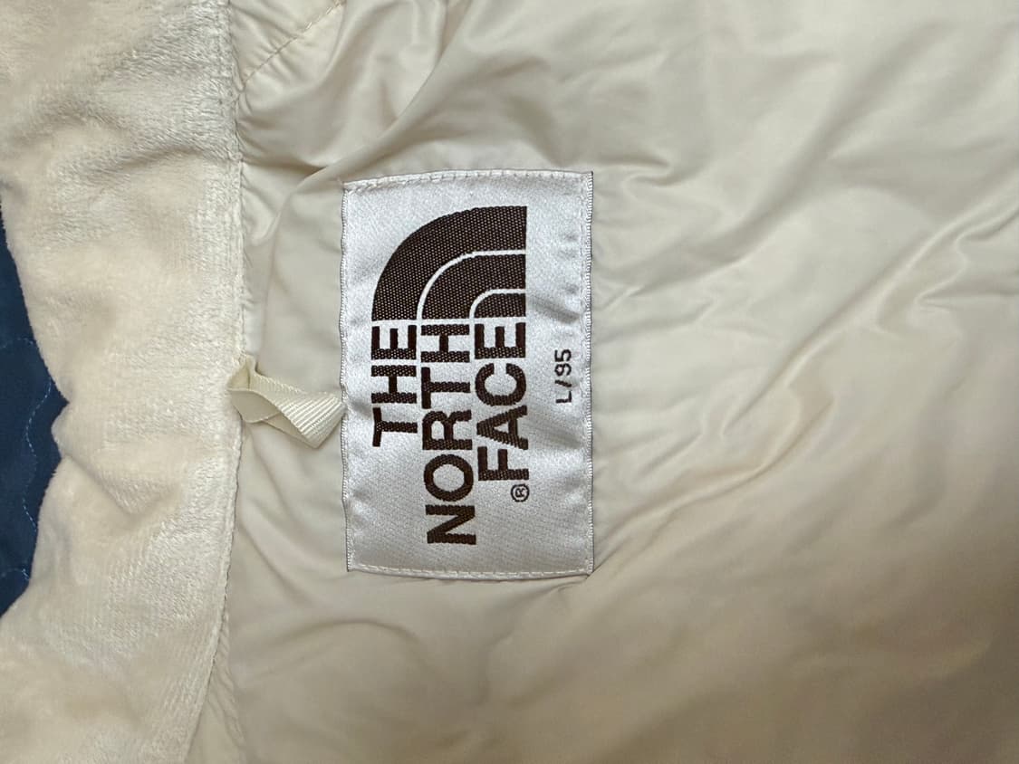 [L] 노스페이스 화이트 라벨 노벨티 눕시 다운 자켓 크림 베이지 상품이미지6