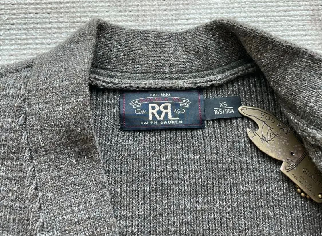 rrl 더블알엘 코튼가디건 xs 상품이미지4