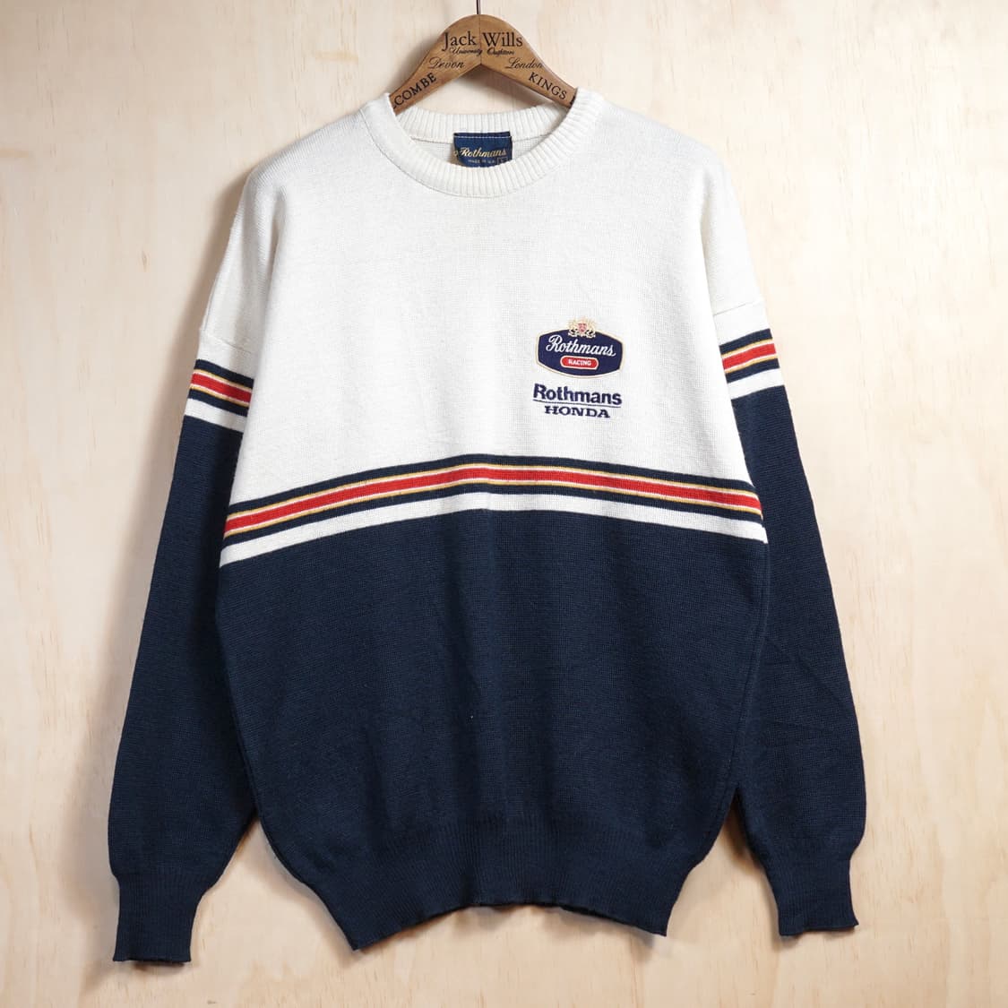 1980s Rothmans 혼다 레이싱 영국제 니트 상품이미지1