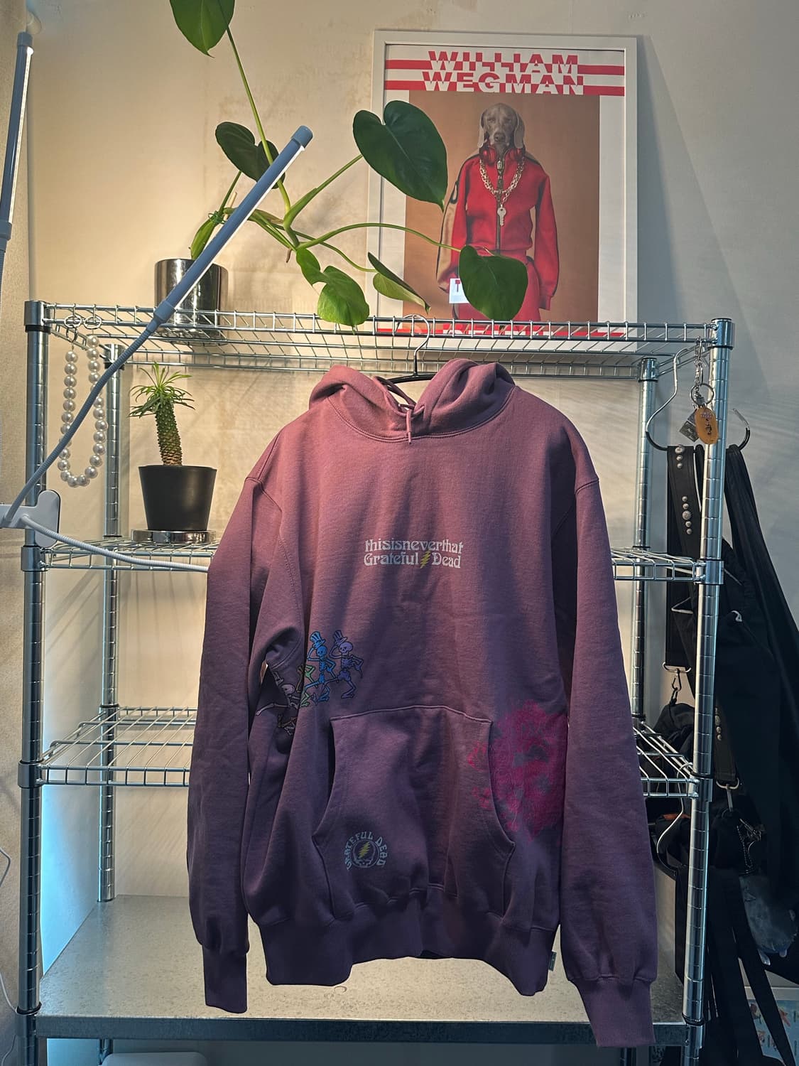 디스이즈네버댓x그레이트풀데드 후드 M 상품이미지4