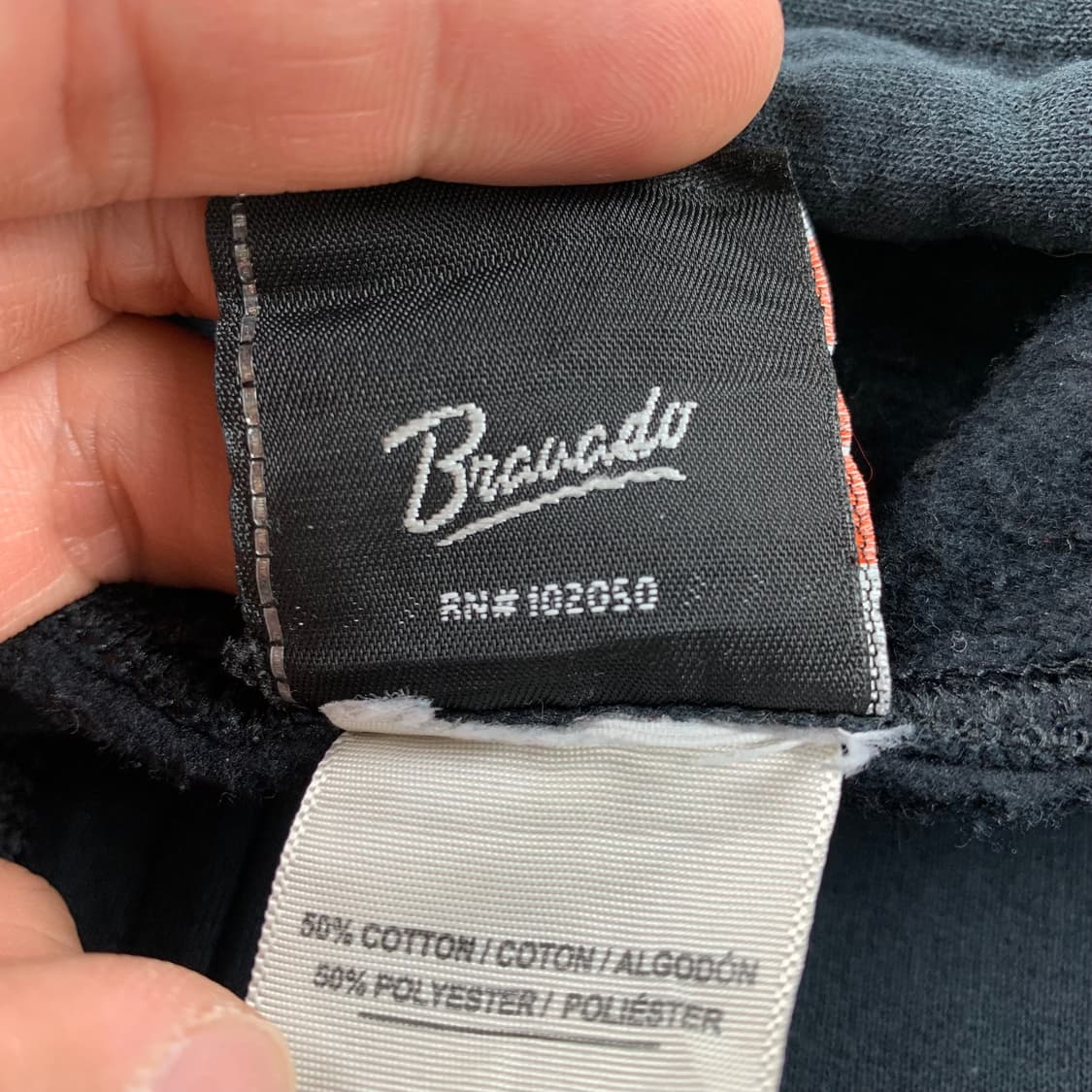 할리 데이비슨 스컬 프린팅 블랙 후드집업 상품이미지8