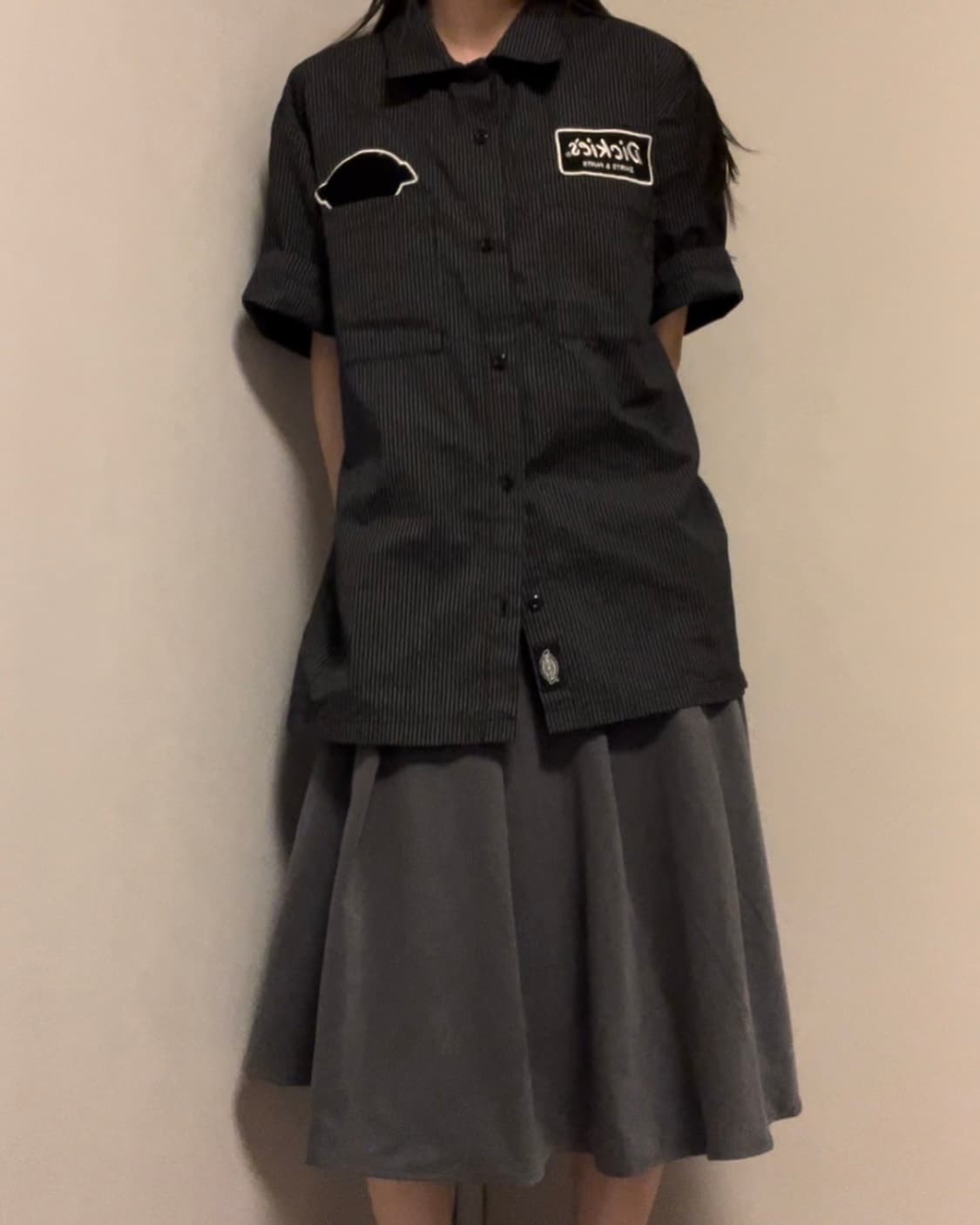 DICKIES stripe half-sleeve shirts 상품이미지2