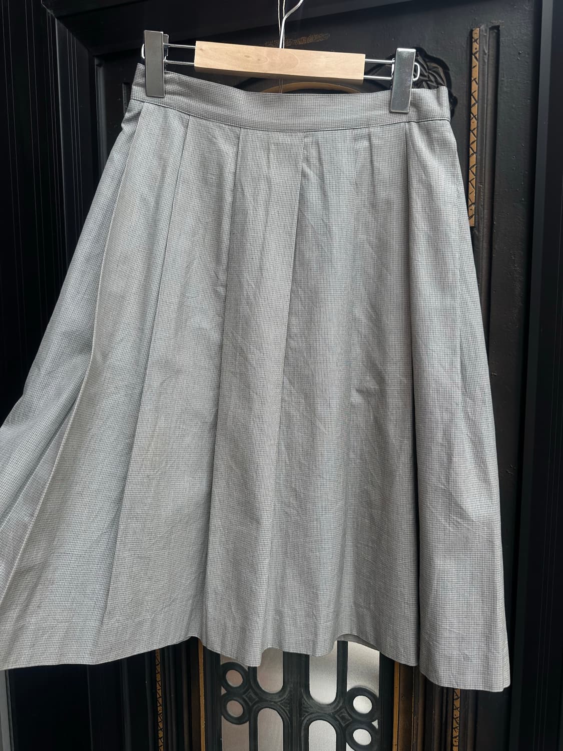 agnes b check skirt 상품이미지5